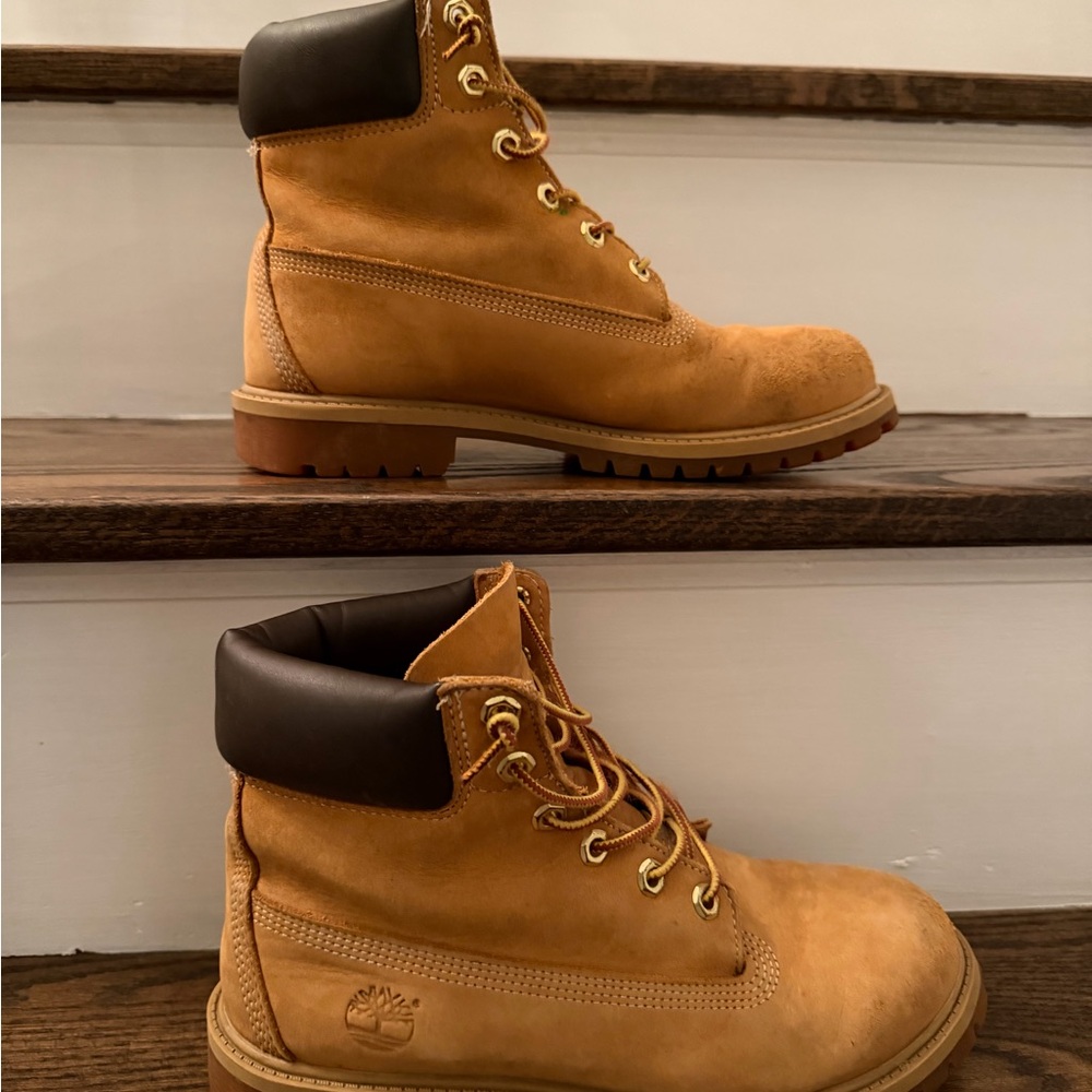 Timberland Tan Leather Ankle Boots 38 EU/6.5 US